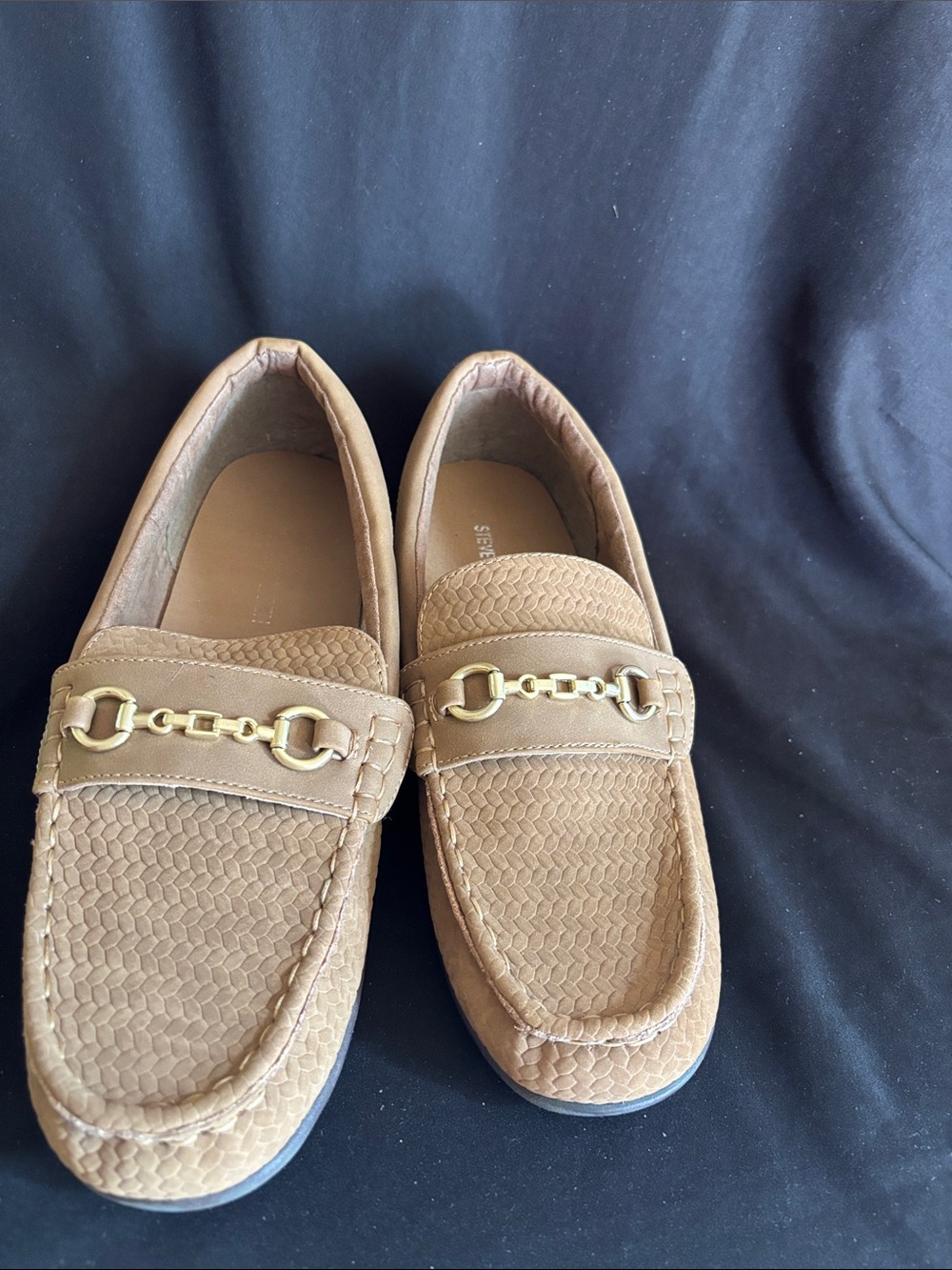 Steve Madden Tan Loafer Youth